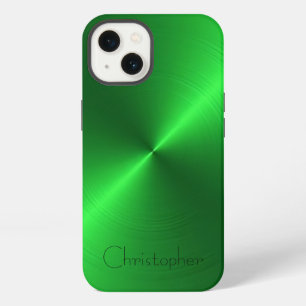Titan Brightgrün Edelstahl Druck iPhone Hülle