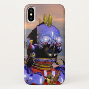 TITAN CYBORG PORTRAIT Blue Science Fiction, Scifi Case-Mate iPhone Hülle