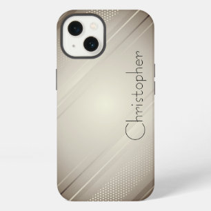 Titan Gold Edelstahl Druck iPhone Hülle