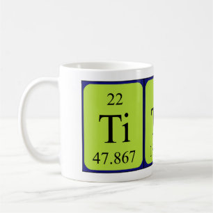 Titan Periodenname Tasse
