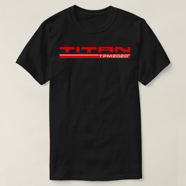Titan Retro Ice Hockey Logo T-Shirt (Design vorne)