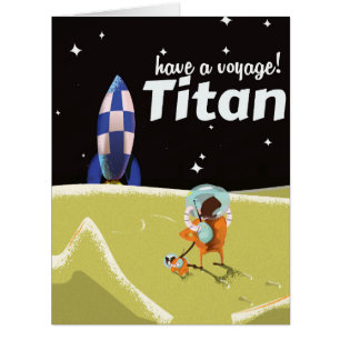 Titan Vintage-Reiseposter