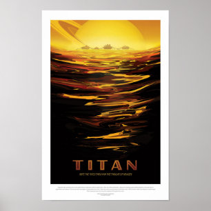 Titan Zukunftsvisionen der NASA Poster