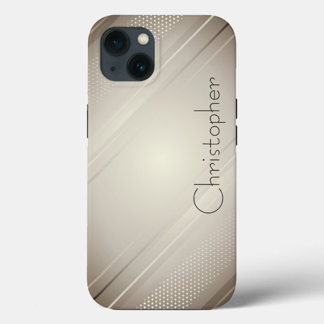 Titangold Edelstahl-Druck Case-Mate iPhone Hülle (Rückseite)