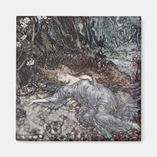 Titania-Lügen schlafend Magnet