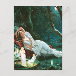 Titania Schlafen im Mondschein - Simmons Art Postkarte