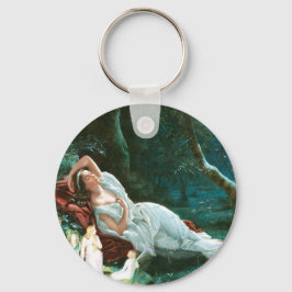 Titania Schlafen im Mondschein - Simmons Art Schlüsselanhänger