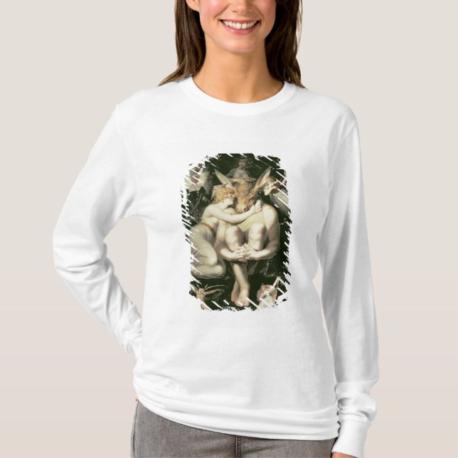 Titania wacht auf, umgeben durch Begleiter T-Shirt (Vorderseite)