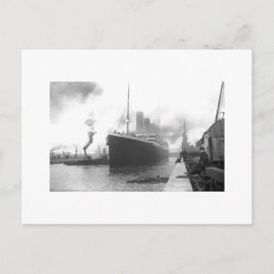 Titanic an den Docks von Southampton Postkarte