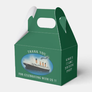 Titanic Birthday Green RMS White Star Line Schiff Geschenkschachtel
