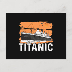 Titanic - cooles Segelbootfahren Postkarte