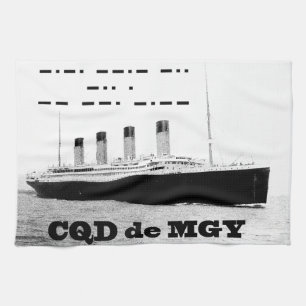 Titanic CQD de MGY Wireless Distanzsignal Geschirrtuch