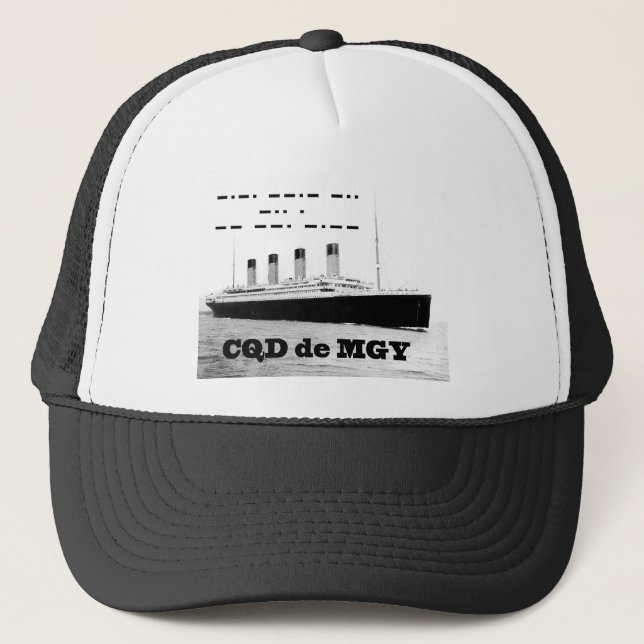 Titanic CQD de MGY Wireless Distanzsignal Truckerkappe (Vorderseite)
