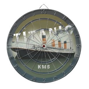 Titanic Custom Monogram Dartscheibe