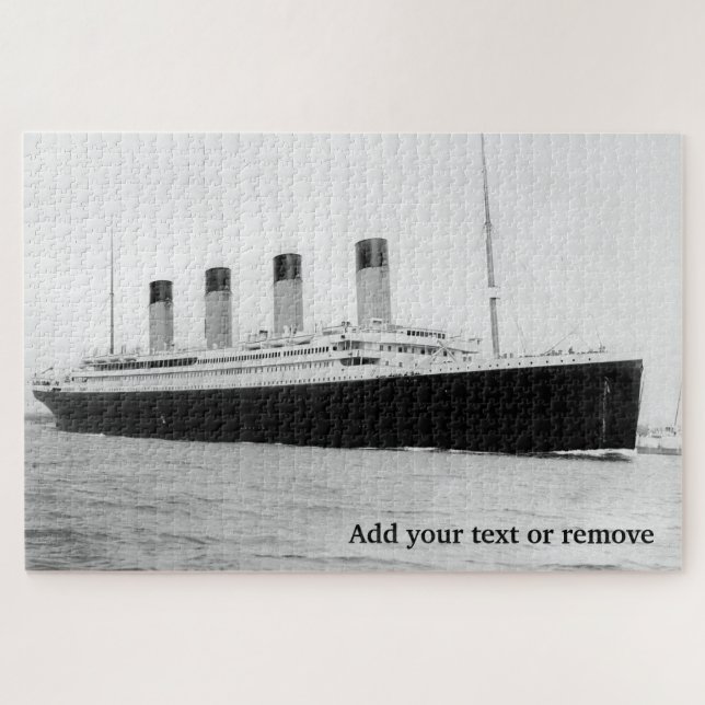 Titanic, der am 10. April 1912 in Southampton abre (Horizontal)