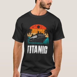 Titanic, die unsinkbaren Revolver-Sonnenuntergang- T-Shirt