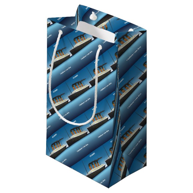 titanic dive kleine geschenktüte (Vorderseite Schrägansicht)