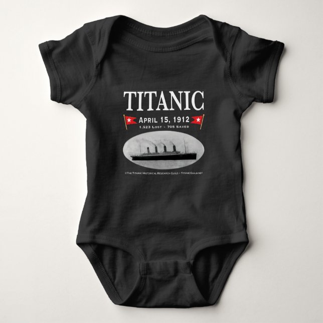 Titanic Ghost Ship Baby Bodysuit Baby Strampler (Vorderseite)