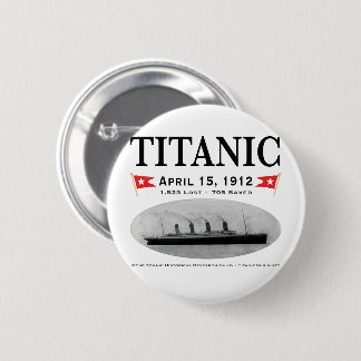 Titanic Ghost Ship Button (rund)(quadratischer ava