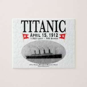 Titanic Ghost Ship Jigsaw Puzzle (blanc)