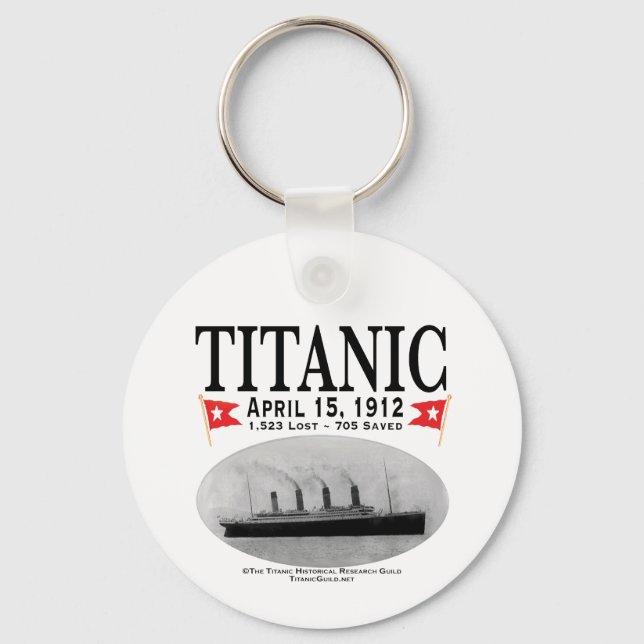 Titanic Ghost Ship Schlüsselanhänger (weiß) (Vorderseite)