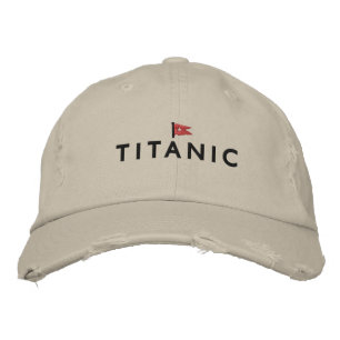 Titanic Hat mit White Star Line Logo Bestickte Kappe