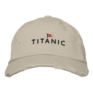 Titanic Hat mit White Star Line Logo Bestickte Kappe