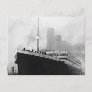 Titanic im Dock in Southampton Postkarte