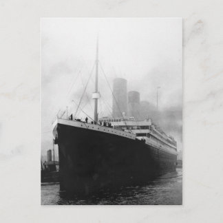 Titanic im Dock in Southampton Postkarte