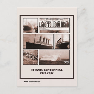 Titanic-Jahrhundert-Gedenkstätte 1912-2012 Postkarte