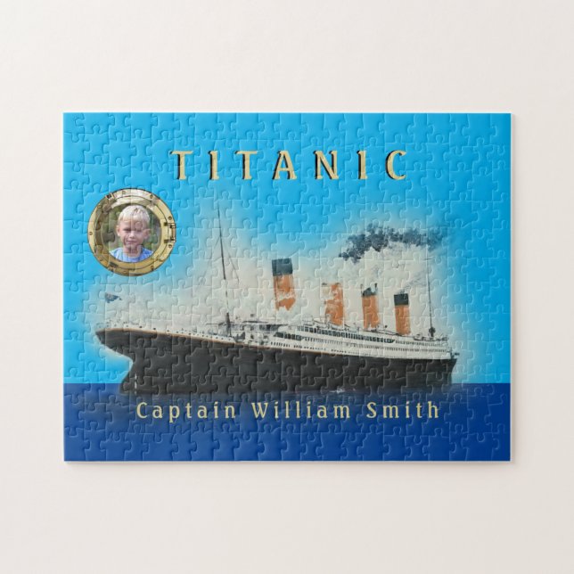Titanic Kids Custom Foto Personalisiert Name (Horizontal)
