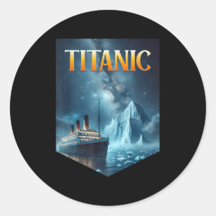 Titanic Kreuzfahrtschiff Eisberg 1912 Rms Reise Mä Runder Aufkleber