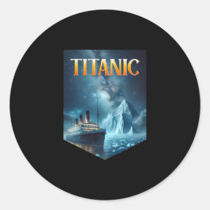 Titanic Kreuzfahrtschiff Eisberg 1912 Rms Reise Mä Runder Aufkleber