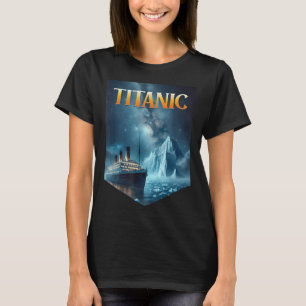 Titanic Kreuzfahrtschiff Eisberg 1912 Rms Reise Mä T-Shirt