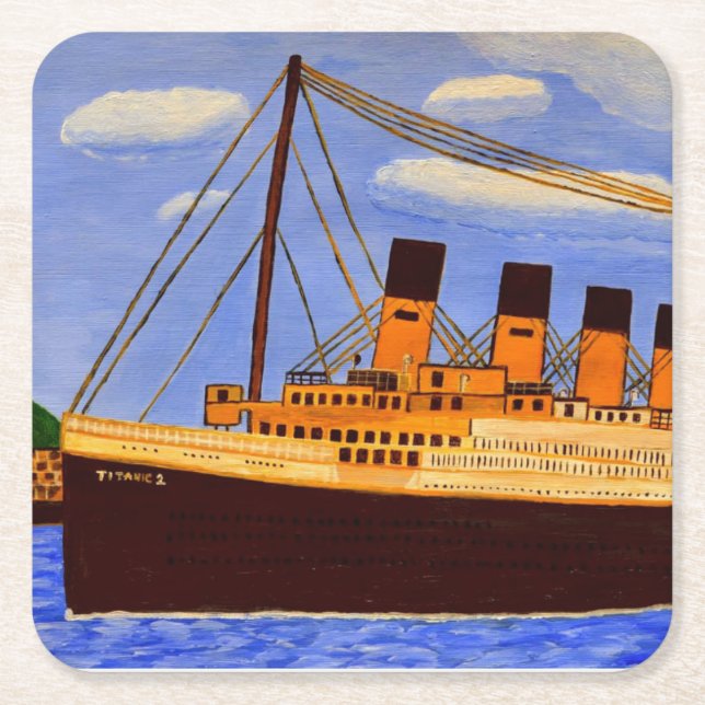 Titanic Paper Untersetzer (Vorderseite)