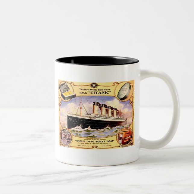 Titanic Soap Zweifarbige Tasse (Rechts)