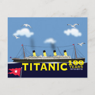 Titanic-Tragödie-Jubiläumspostkarte Postkarte