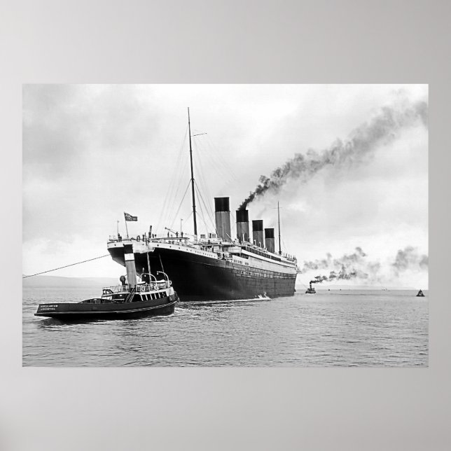 Titanic Tugs Out Poster (Vorne)