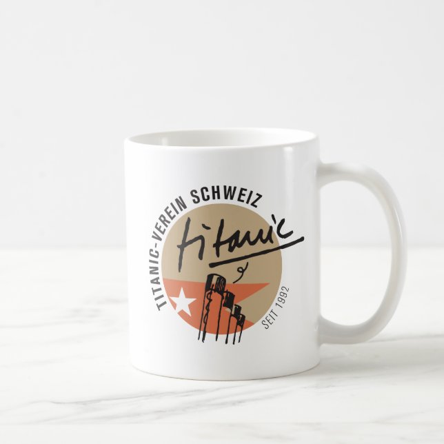 Titanic-Verein Schweiz  Tasse für Rechtshänder (Rechts)