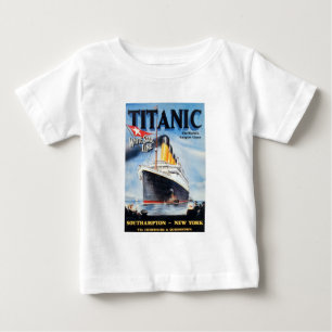 Titanic White Star Line - Größte Schiff der Welt Baby T-shirt