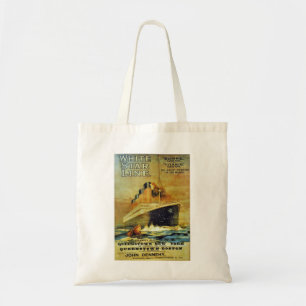 Titanic White Star Line Promo-Poster Tragetasche