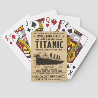 Titanic Zeitung Spielkarten