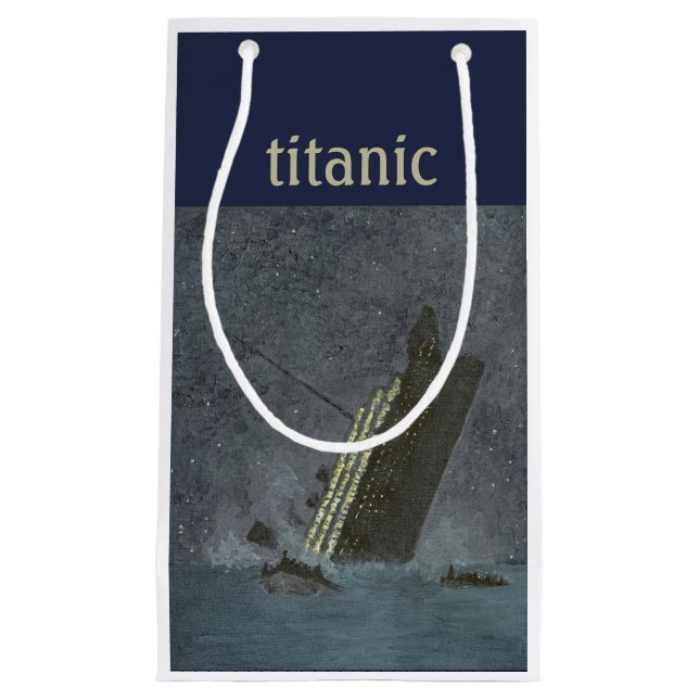 TITANISCHE GESCHENK-TASCHE KLEINE GESCHENKTÜTE (Vorderseite)