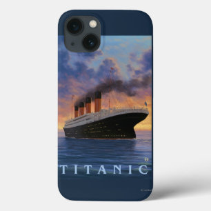 Titanische SceneWhite Stern-Linie iPhone 13 Hülle