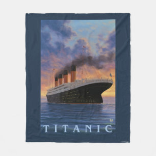Titanische SceneWhite Stern-Linie Fleecedecke