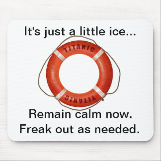 Titanische Witz-Mausunterlage Mousepad