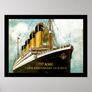 Titanischer 100. Jahrestag Effektivwerts Poster