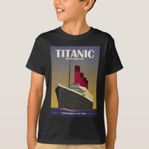Titanischer Ozeandampfer-Kunst-Deko-Druck T-Shirt