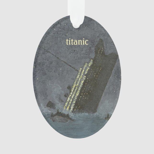 TITANISCHER Sake Ornament (Vorderseite)