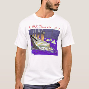 Titanischer sinkender T - Shirt